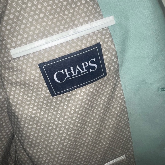 ✨💚 Men’s Chaps XL Mint Green Blazer – Barely Worn 💚✨ - Picture 4 of 9